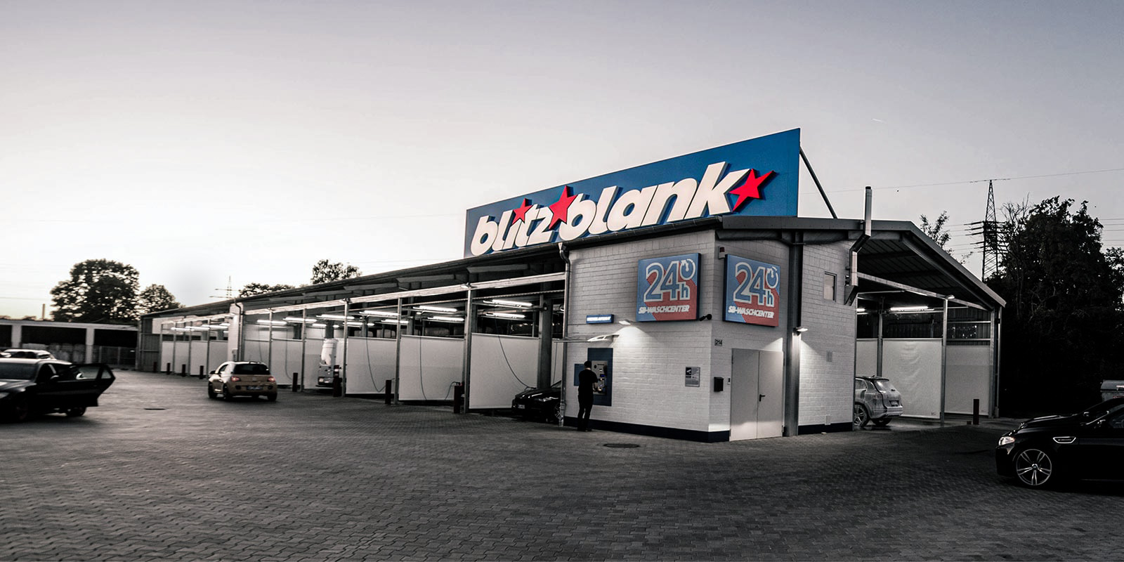 Standorte blitz blank